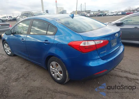 2015 Kia Forte Lx из США, поврежденный, VIN KNAFX4A60F5285372